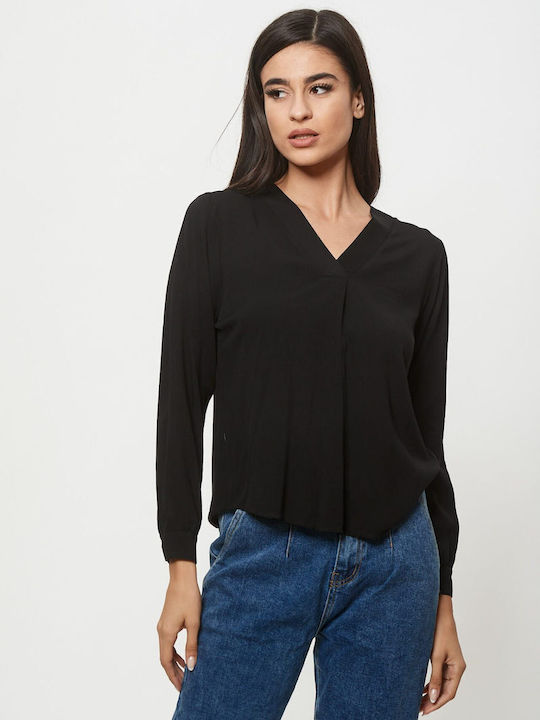 Dress Up Women's Blouse Black