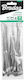 Bradas Ts1446260 Plastic Cable Ties 260mmx4.6mm In Gray Colour 25 Pieces 4707998250027