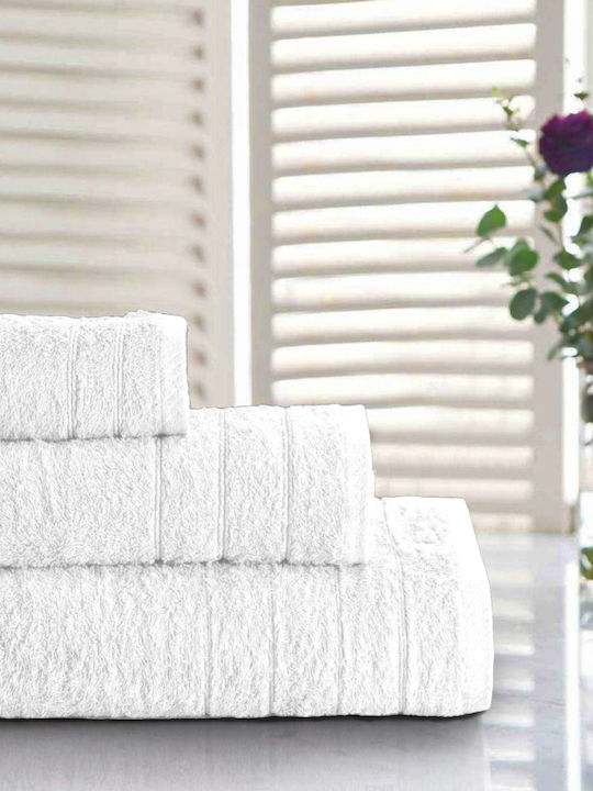 Casa Colori Bath Towel 70x140cm White Weight 500gr/m²