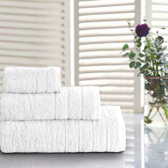 Casa Colori Bath Towel 70x140cm White Weight 500gsm