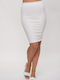 Dress Up Midi Skirt White