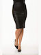 Dress Up Leather Skirt Mαύρο