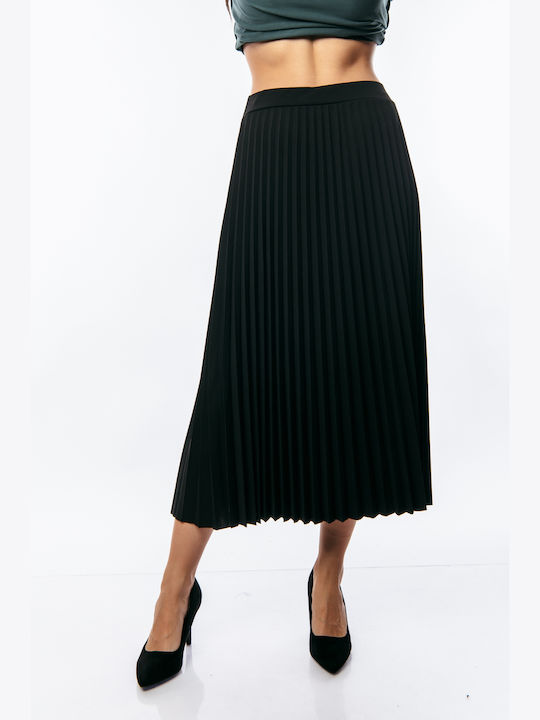 Dress Up Maxi Skirt in Black color