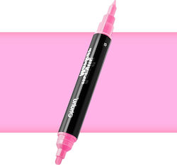 Ohuhu Neon Drawing Marker Double Tip Pink