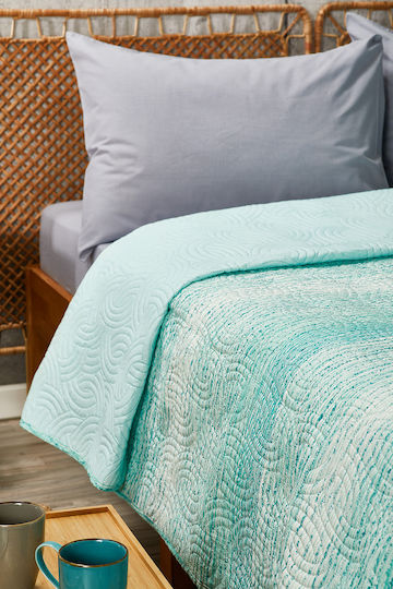 Whitegg Coverlet Queen Size 3 Micro White Egg 240x260cm