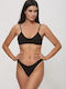 Bikini Set Sports Bra & Black String
