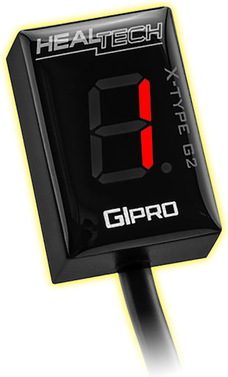 Healtech Gpxt Speedometer & Gear Indicator Unit White Gpxt-wh.white
