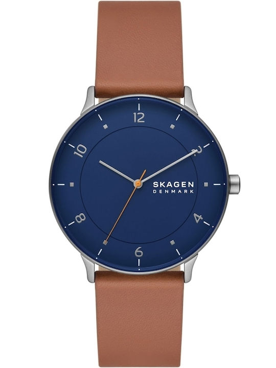 Skagen Riis Ρολόι Μπαταρίας με Καουτσούκ Λουράκι Skagen Riis Ρολόι Μπαταρίας με Καουτσούκ Λουράκι