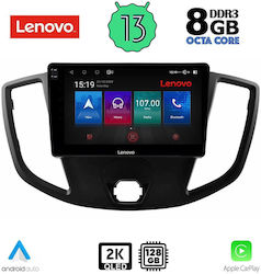 Lenovo Car-Audiosystem für Ford Transit 2014-2020 (Bluetooth/USB/AUX/WiFi/GPS/Apple-Carplay/Android-Auto) mit Touchscreen 9"