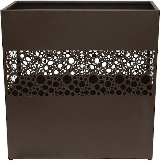 Marhome Blumenkasten Metallisch Brown 100x30x100cm.