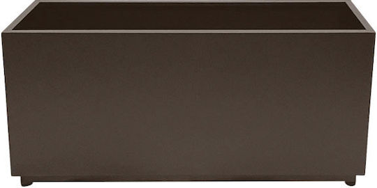 Marhome Planter Box Metallic Brown 80x25x40cm.