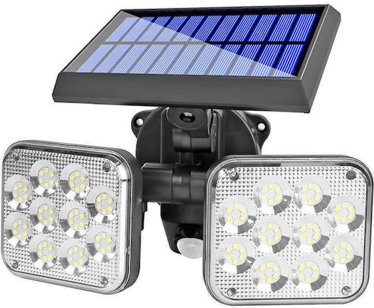 Wall Mounted Solar Light 1500lm Cold White 6000K with Motion Sensor IP65 21.5cmx12.5cmcm