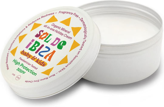 Sol de Ibiza Baby & Kids SPF30 Waterproof Infant Sunscreen Emulsion for Face & Body 100ml