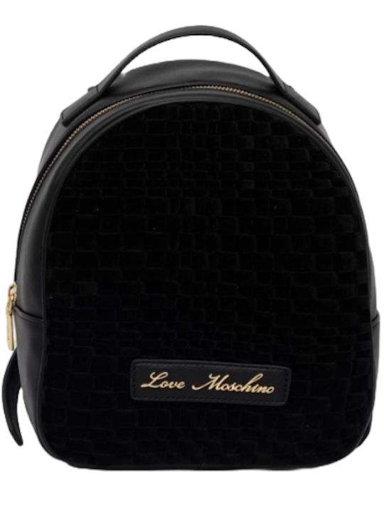 Moschino Damen Tasche Rucksack Schwarz