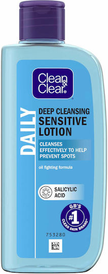 Clean & Clear Deep Cleansing Lotion Καθαρισμού Προσώπου 200ml