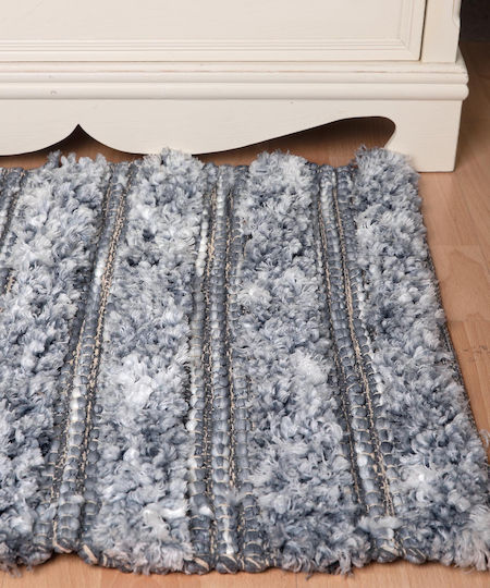 Silk Fashion Πατάκι Μπάνιου Ανοιχτό Γκρι 55x90εκ.