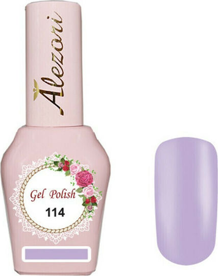 Alezori Classic Хибриден Лак за Нокти Light Lilac Pastel 114 15мл 1бр