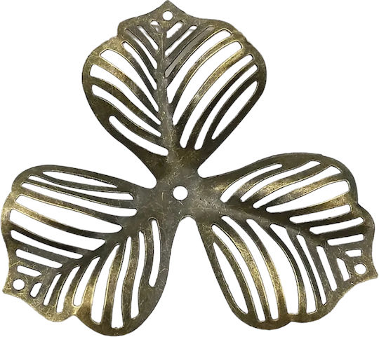 Al Franco Metallic Jewelry Material in Shape Flower Set 4pcs