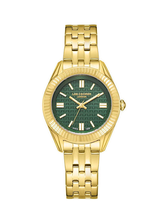 Lee Cooper Uhr mit Gold Metallarmband