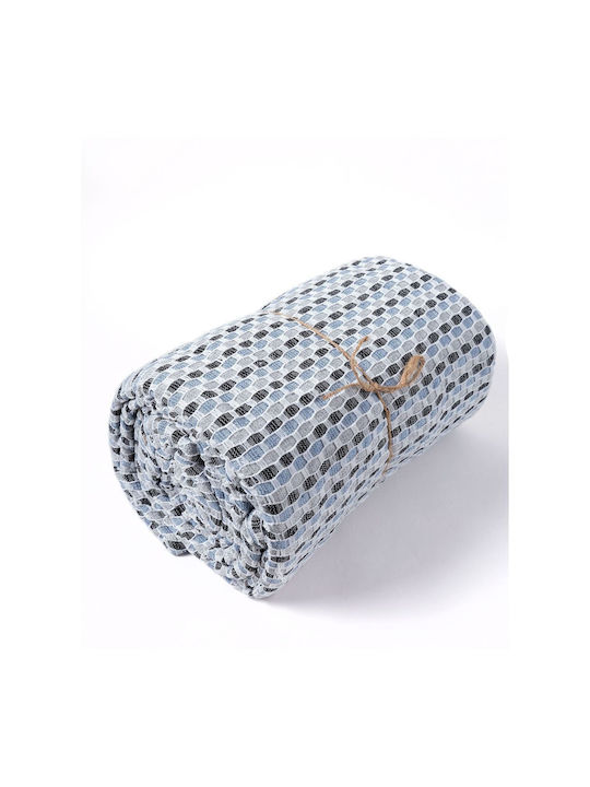 Silk Fashion Ριχτάρι Πολυθρόνας Γούνινο 180x180εκ. Γκρι 17251grey1