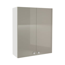 Zaria Cabinet de baie L60xA22xÎ72cm Gri