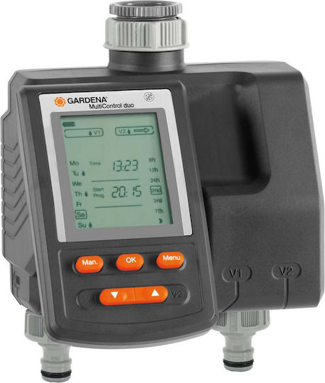 Gardena Multicontrol Duo Irrigation Programmer Battery 2 Stations 1pcs