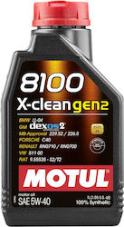 Motul 8100 X-clean Sintetic Ulei Auto 5W-40 1lt