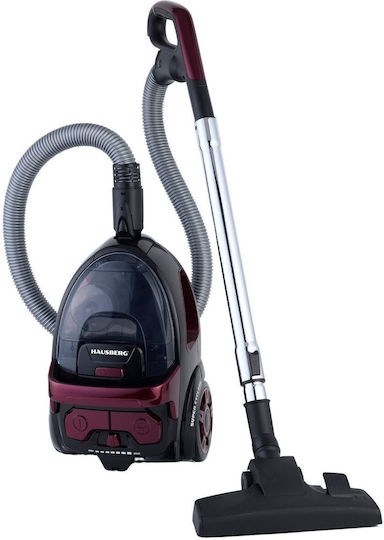 Hausberg HB-2822MV Прахосмукачка 1200W С контейнер 2лт Черна