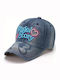 ShuShu Kinderhut Jockey Stoff Blau
