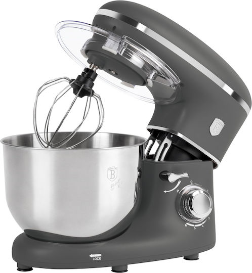 Berlinger Haus Stand Mixer 1300W with Stainless Mixing Bowl 6lt
