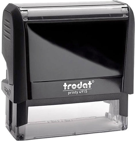 Trodat Printy Stamp in Greek Language with Gray Ink