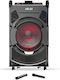 Akai Proffesional Караоке Система с Безжичен Микрофон и Светлинни Ефекти DJ-S3HB 110582-0133 Сив