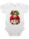 Koupakoupa Super Mario Κορμάκι Λευκο