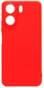 Matt Back Cover Silicon 1.5mm Roșu (TCL 501)