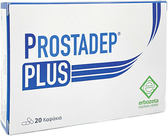Erbozeta Prostadep Plus Supplement For Prostate Health 20 Capsules