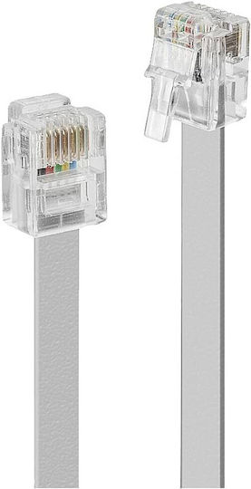 Lindy Wohnung Telefonkabel RJ11 6P4C 5m Gray (34225)