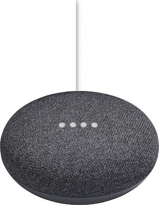 Google Nest Mini (2nd Gen) Gray Smart Hub with Speaker 1 Compatible with Google Home