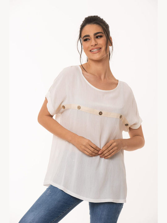 Boutique Damen Bluse White