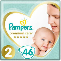 Pampers Scutece cu bandă adezivă Premium Care Nr. 2 pentru 4-8 kgkg 46buc