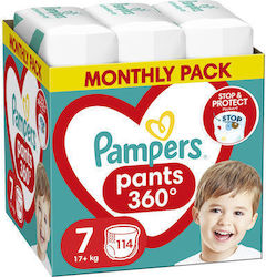 Pampers Windelhosen 360° Monats-Pack Nr. 7 für ...