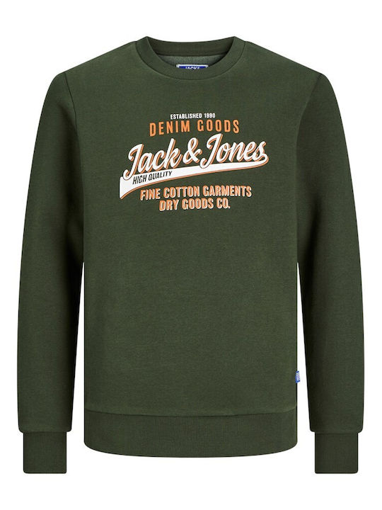 Jack & Jones Fleece - Polar Hanorac pentru copii Haki