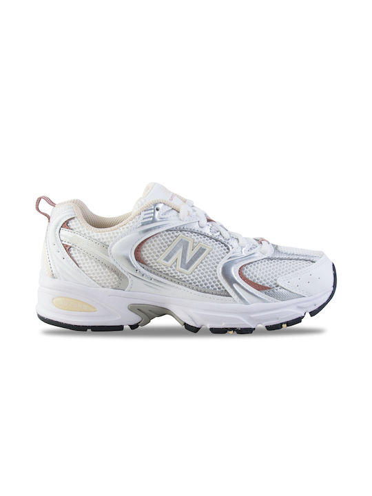 New Balance Classics Sneakers Λευκό - Ασημί