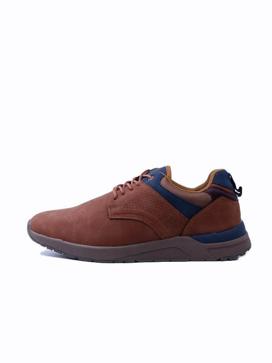 Cockers Men's Synthetic Leather Casual Shoes Tabac Brown