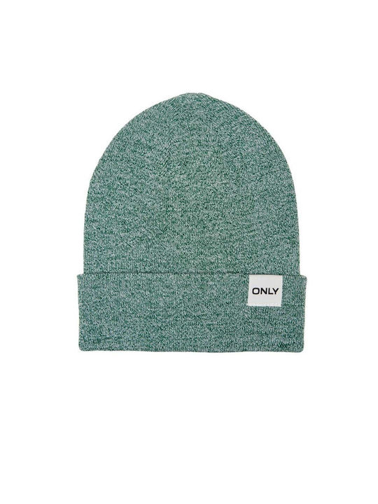 Only Beanie Beanie Knitted in Green color