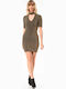 Mini Evening Dress Gold