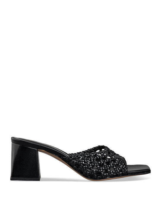 Envie Shoes Mules mit Absatz in Schwarz Farbe