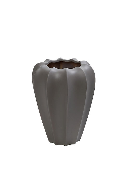 Espiel Decorative Vase Gray 18x22.5cm