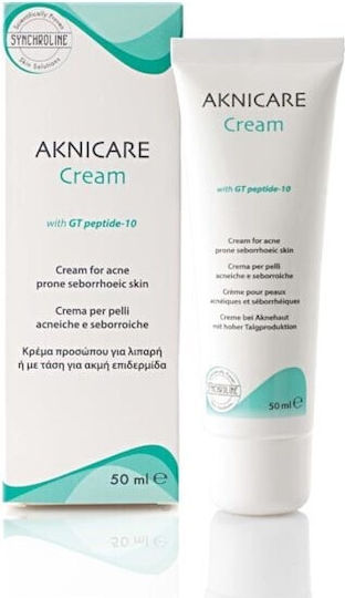 Synchroline Aknicare Light Cremă Hidratantă Pentru Bărbați Pentru Față Împotriva Imperfecțiunilor Și Acneei 50ml