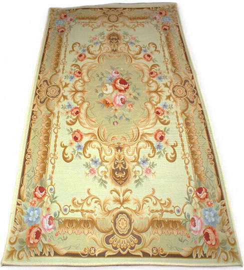 To megalo pazari Anti-slip Rug Rectangular Beige