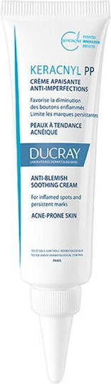 Ducray Keracnyl PP+ 24-часов Дневен Крем за Лице срещу Несъвършенства по Кожата и Акне с Ниацинамид 30ml
